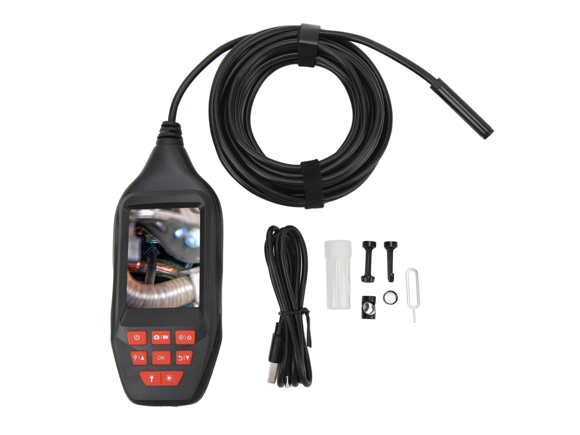 Cámara Endoscopio 3 Pulgadas Lcd 1080p 5m Borescopio Inspección Industrial