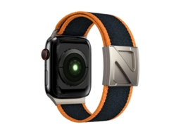 Correa para Apple Watch de 42/41/40/38 mm - Nylon bicolor con cierre magnético en forma de Z