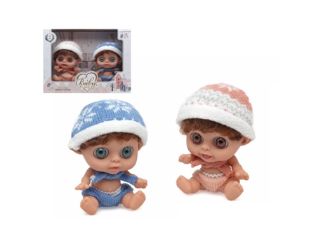 Muñeca bebé 15 cm 2 Unidades
