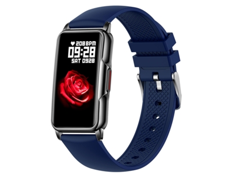 Smartwatch H80 1.47'' Correa Multi-Sport Modo Fitness IP67 Impermeable con Monitorización do Sueño Negro y Azul