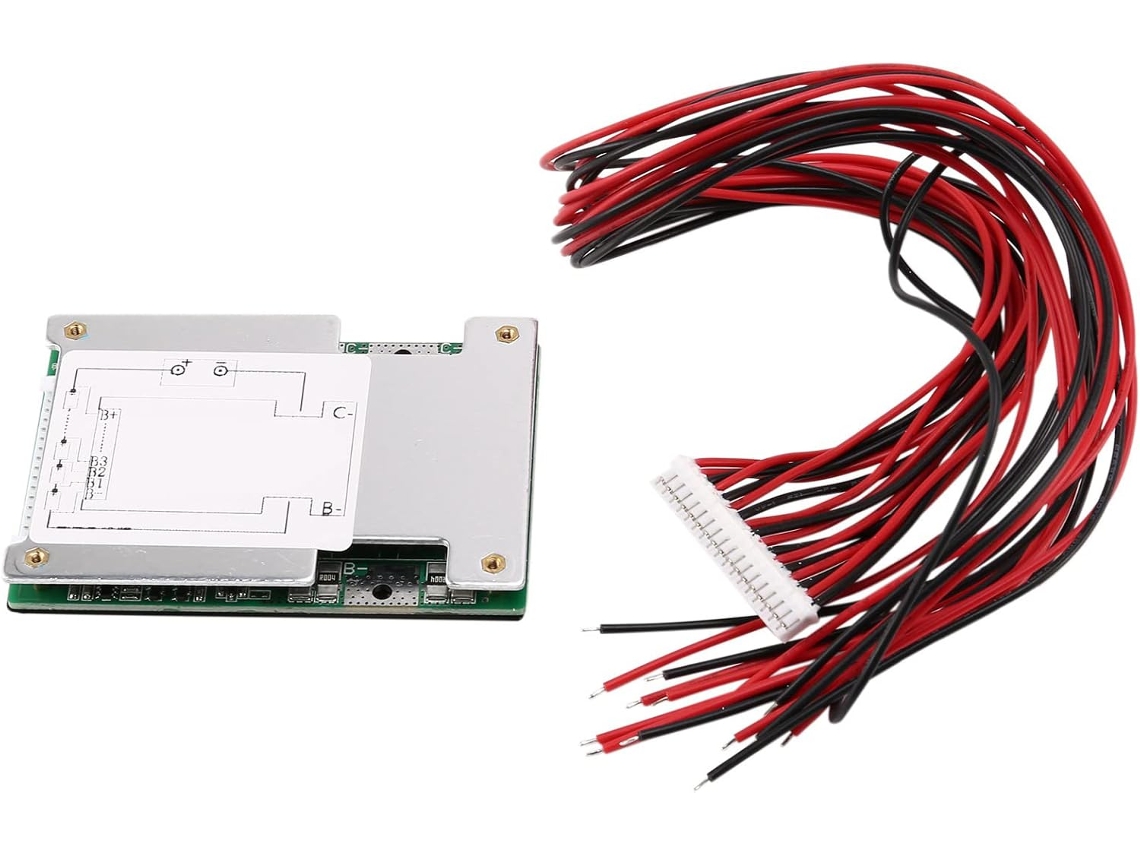 Placa De Protección De Batería Pcb Lifepo4 16s 48v 30a Con Balance Para Bicicleta Eléctrica Y