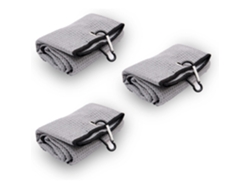 Toallas De Golf Plegables, Paquete De 3, 16 X 24 Pulgadas, Lavables A Máquina, De Secado Rápido, Súper Absorbentes.