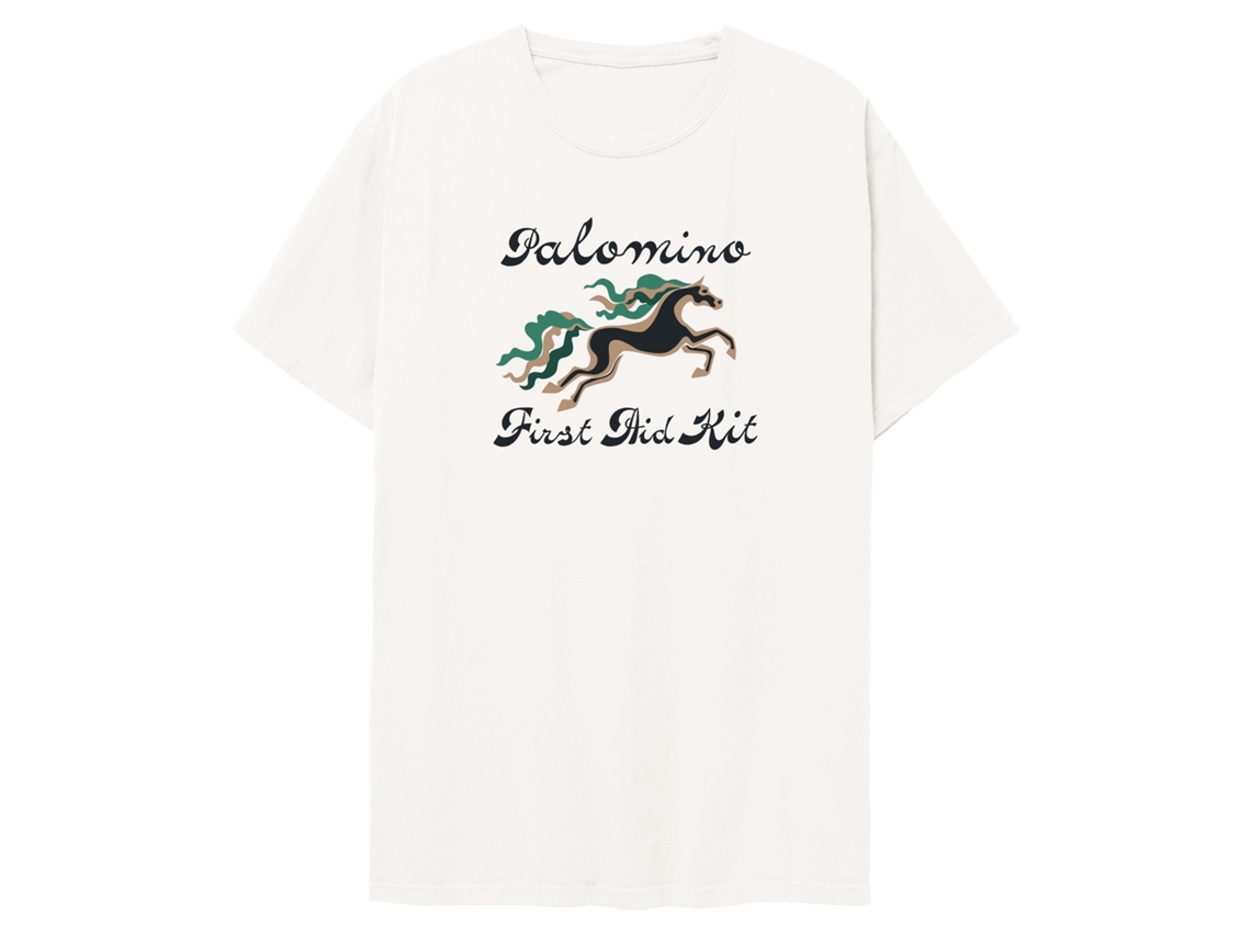First Aid Kit Horse Illustration White T Rockinstone Size:l