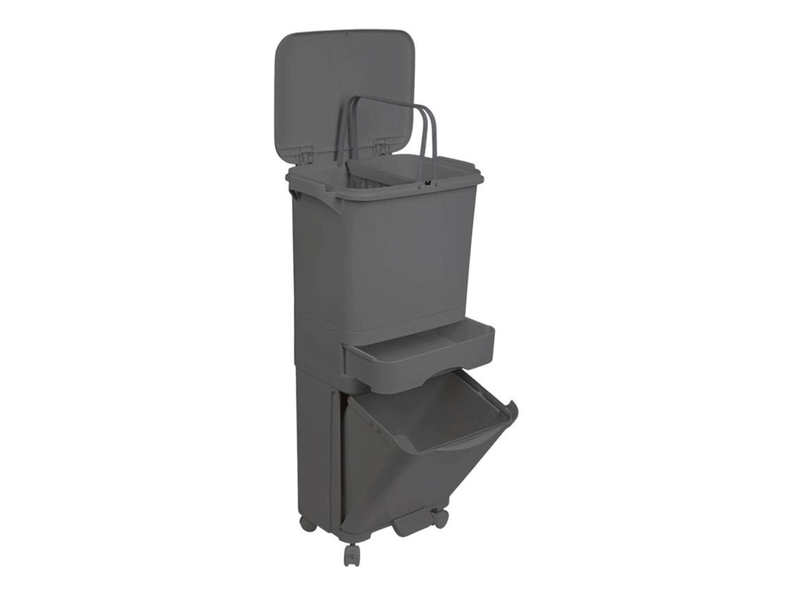 Contenedor de reciclaje con pedal Wellhome con clasificación selectiva