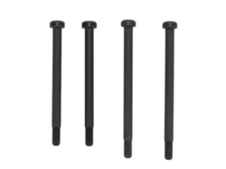 4pcs Pasador Hierro Porta Cubo Trasero C Hub 8536 Accesorios De Mejora Rc Para Zd Racing Ex 07 Dbx07 Coche Rc 1/7