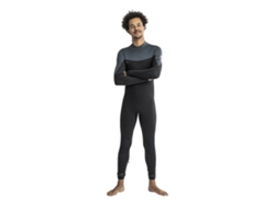 Back Zip Yukon 4/3 Milímetros Traje Preto Sjobe