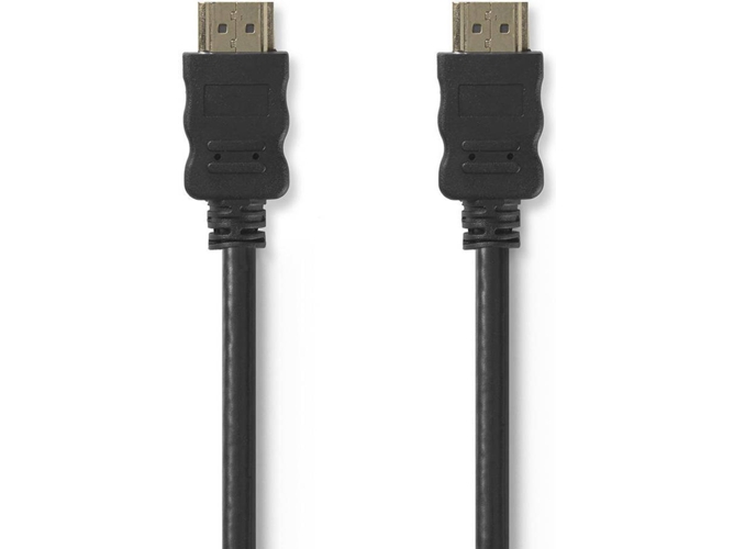Cable HDMI NEDIS (HDMI - HDMI - 50 cm - Negro)