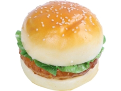 Hamburguesa Falsa Para Decoración Del Hogar, Juguete De Simulación Para Niños, Aplicación En Exhibición De Panaderías Y Fotografía, 10x10x8cm