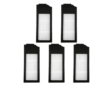 Filtro hepa de substituição com 5 pacotes para ecovacs deebot x1 omni turbo