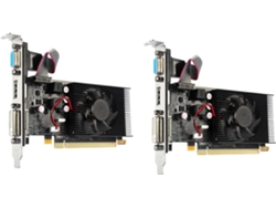 2 Tarjetas Gráficas Hd7450 De 64 Bits Y 2 Gb Gddr3 Pcie 2.0x16 Con Salidas De Vídeo Vga Y Dvi.