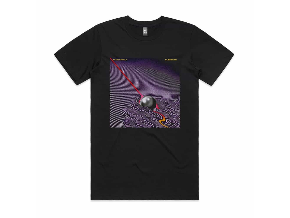 Tame Impala Currents Album Cover Camiseta Black Rockinstone Size-m