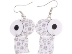 Divertidos Pendientes Colgantes Hechos Acrílico Elegante Decorativo Mujer Regalo Original Creativo Par