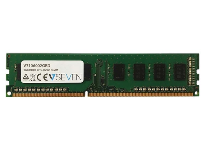 Memoria RAM DDR3 V7 V7106002GBD (1 x 2 GB - 1333 MHz - Verde)