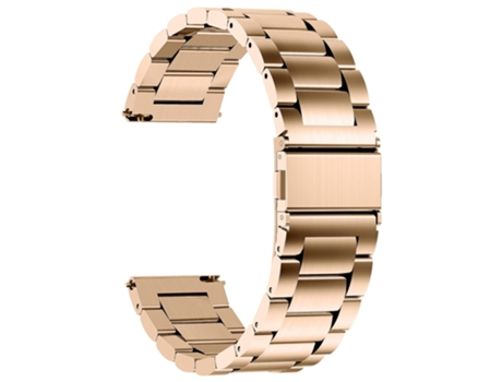 Correa de acero inoxidable 42mm tres filas con diseño de hebilla para Samsung Galaxy Watch 5 40mm/44mm/Watch 5 Pro 45mm/Watch4 40mm/44mm/Watch4 - o...