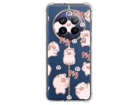 Funda Diseño Cerdos para Realme 12 Pro 5G / 12 Pro Plus 5G TUMUNDOSMARTPHONE Multicolor