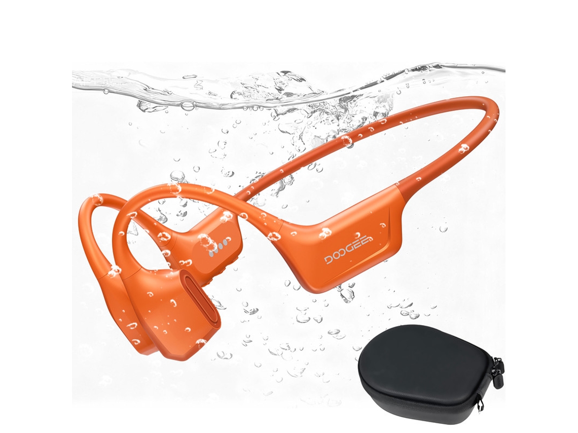 Auriculares Óseos Inalámbricos Deportivos Doogee Boneair Swim Mp3 Ip68 De 64 Gb