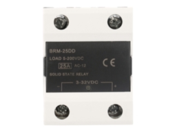 Relé De Estado Sólido Brm-25dd De 5-200 Vca Para Procesos De Automatización Industrial.