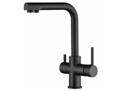 Grifo de doble control Imex Gos004ng Marsella Osmosis Negrom (acero inoxidable negro)