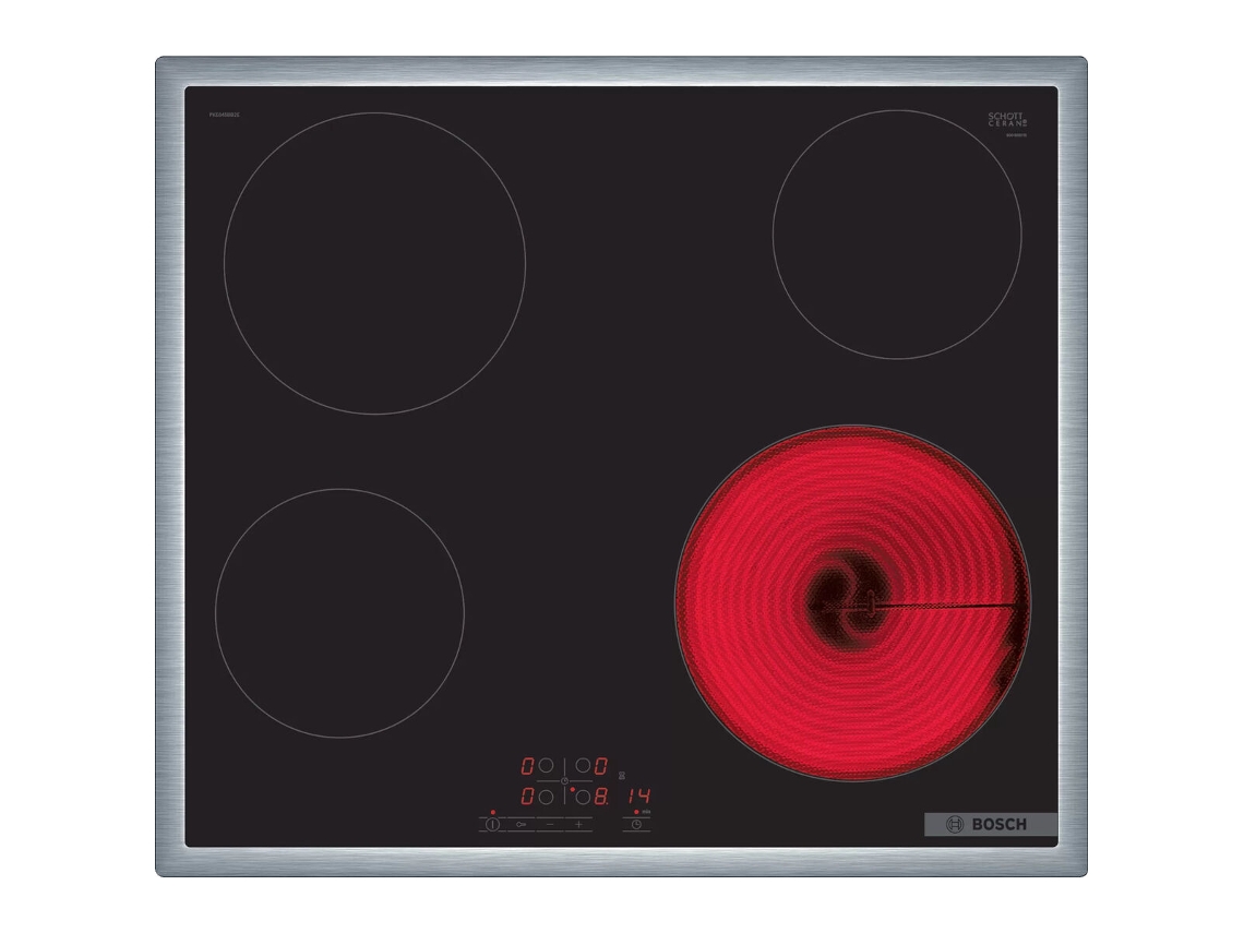 Placa Vitrocerámica BOSCH PKE645BB2E 60 cm 58.3 cm 6600 W