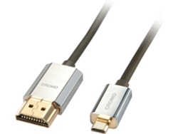 Cable HDMI LINDY (Micro HDMI D - Negro)