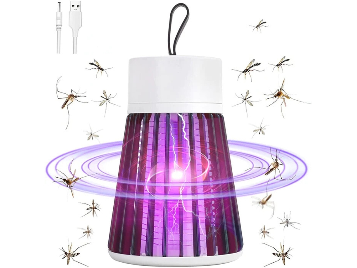 Lámpara Antimosquitos Portátil Onlike con Luz UV – Práctica y Eficaz para Interior y Exterior