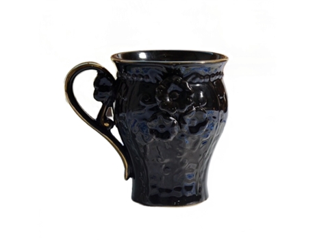 XGF taza de café con cristal negro