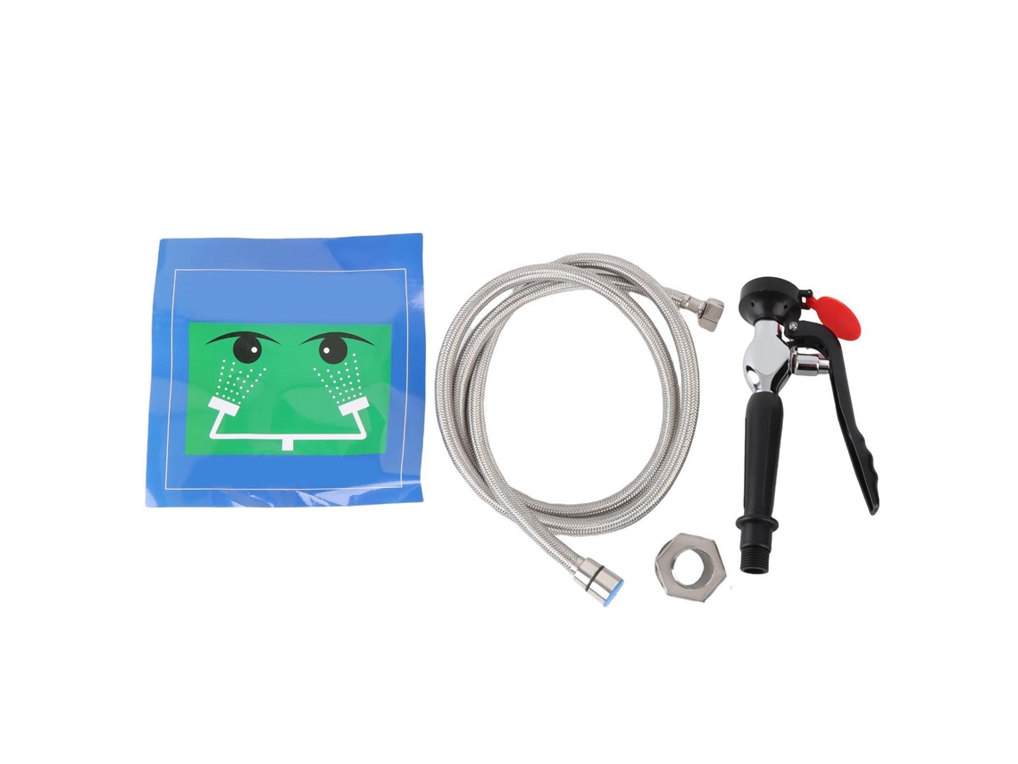 Unidad de lavado ocular de emergencia de sobremesa, dispositivo portátil de primeros auxilios de una sola boca para uso en laboratorios, fábricas e industria.