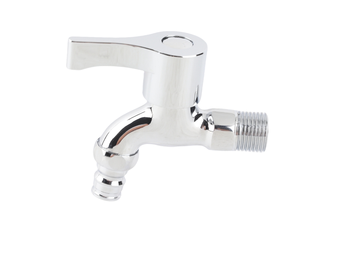 Grifo de agua fría y caliente de acero inoxidable para lavadora