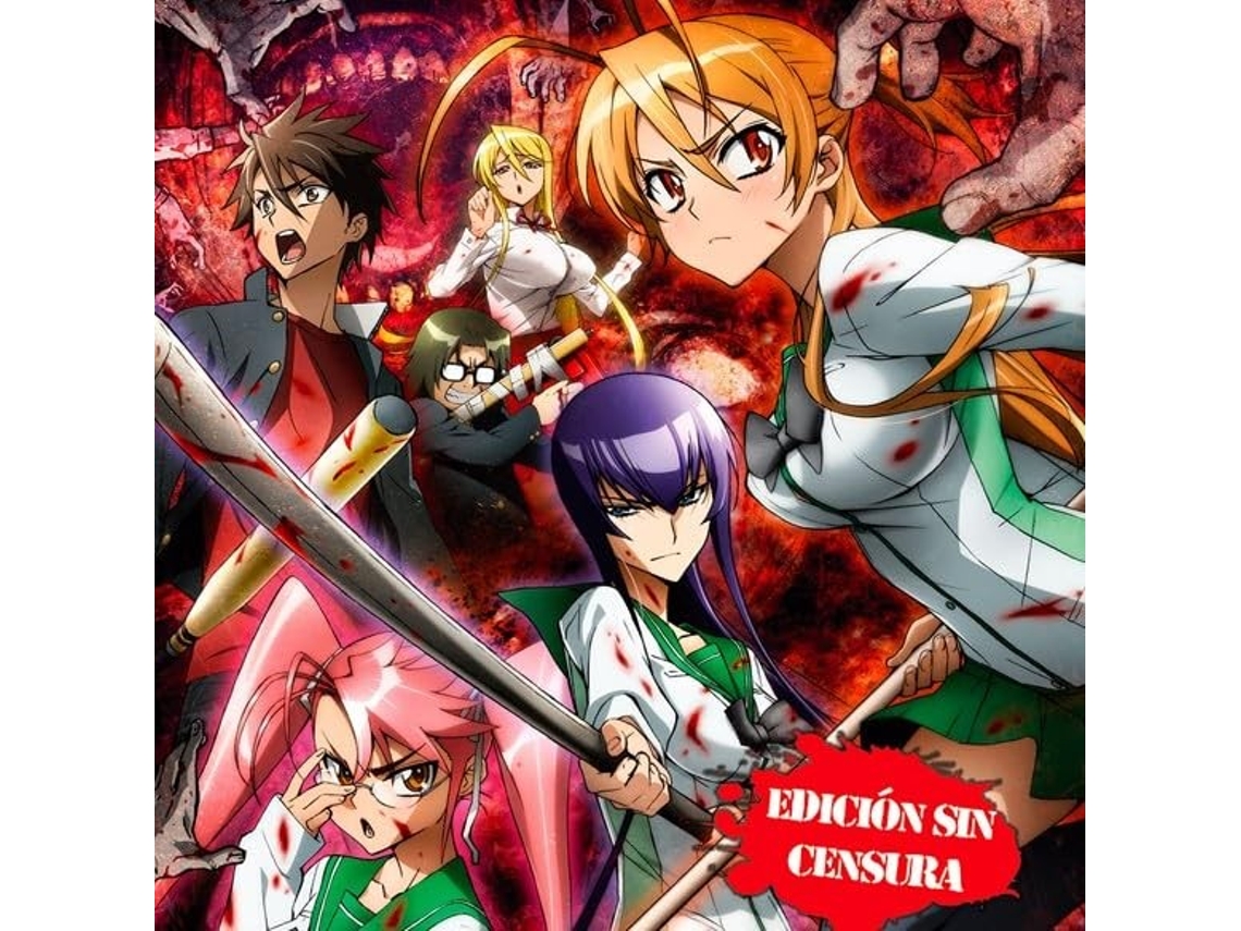 Gakuen Mokushiroku Episodios 1 a 12 Ova) / High School Of The Dead (episodios 1 a 12 Y Ova) Selecta Visión (2010)
