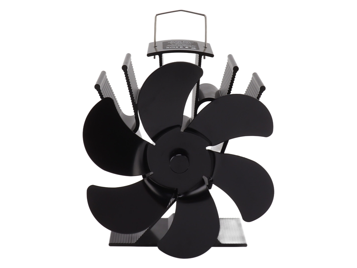 Ventilador De Sobremesa Con 6 Aspas Y Aprovechamiento De La Energía Térmica Para Chimeneas Y Estufas De Queroseno.