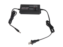 Adaptador de corriente ajustable de 2,5 A y 72 W CC de 9 V a 24 V con control de velocidad e indicador de voltaje.