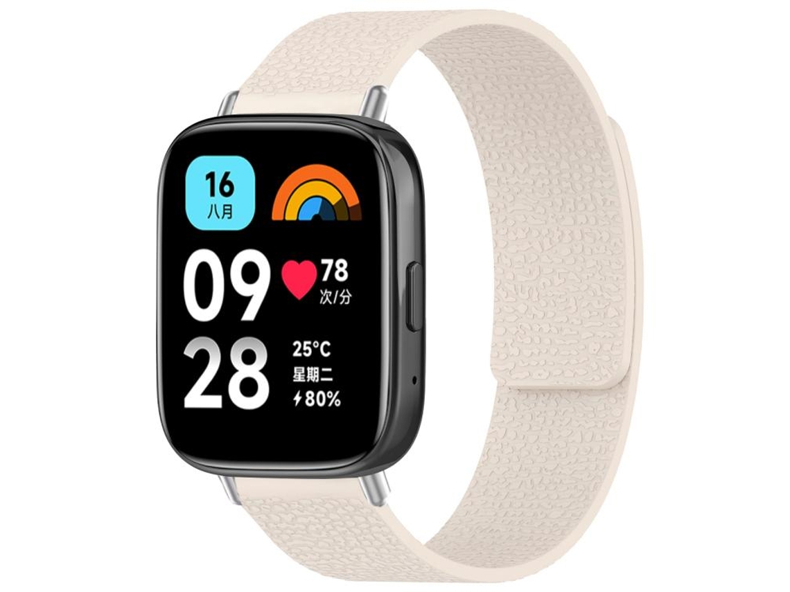 Correa para Redmi Watch 3 Active / Lite - Silicona magnética - Textura de lichi