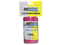 Cuerda Trencilla Polipropileno Roja (Bobina 100 Metros) WOLFPACK LINEA PROFESIONAL