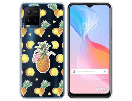 Carcasa Vivo Y21s / Y33s TUMUNDOSMARTPHONE Dibujos Transparente Multicolor