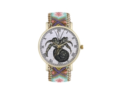 Reloj De Pulsera De Cuarzo Con Correa De Lana Informal, Sencilla Y A La Moda T14-fg(7)