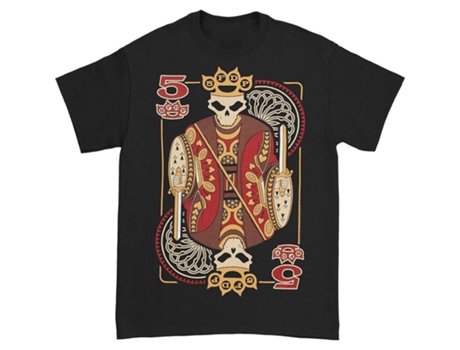 Camiseta ROCKINSTONE de la gira Five Finger Death Punch 2014 (XL)