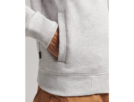 Chaqueta Vintage de Hombre para Fitness SUPERDRY Chándal Cremallera Bordada Azul (S)