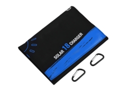 Cargador Solar Plegable 18w, Panel Solar Portátil Impermeable Para Exteriores