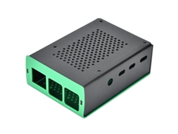 2026horizon-caja Aluminio Para Raspberry Pi 4 Model B Con Soportes De Disipador De Calor (verde)