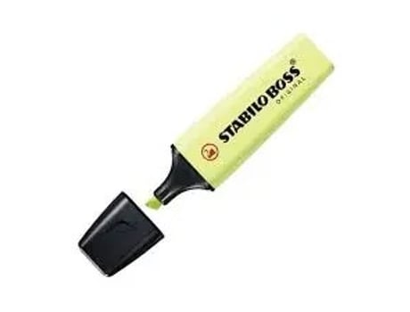 Marcador STABILO boss 70 pastel - cor lima pastel (1 unidade)