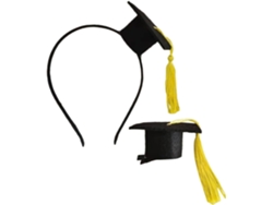 1 Jeu Épingle À Cheveux Chapeau De Graduation Calotte Fou De Hair Charms Toppers Bandeau Couvre, ...