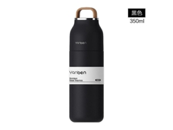Termo portátil de acero inoxidable de 350 ml, termo al vacío, taza térmica, botella de agua térmica de 12 horas Ly Ebike