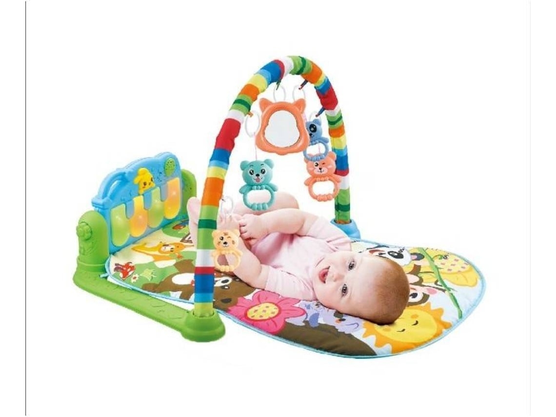 Cojín musical con forma de piano, juguete musical con pedal (Edad mínima aplicable: 0 meses)