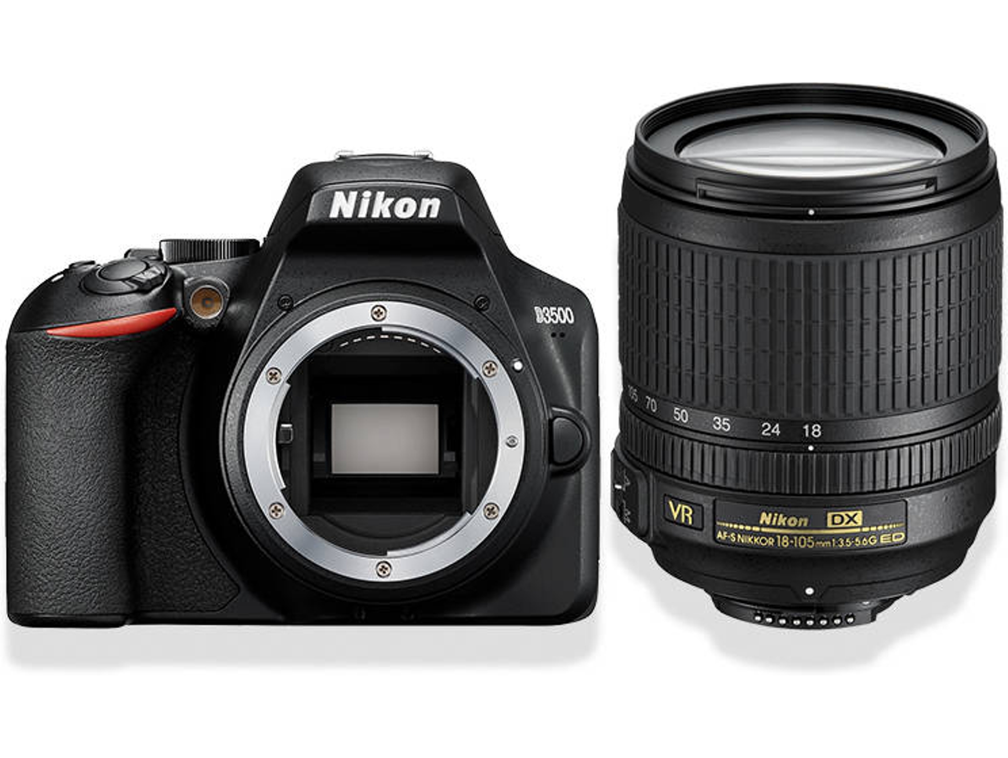 Kit Cámara Réflex NIKON D3500 + AF-S DX 18–105 VR (Sensor: DX - ISO: 100 a 25600)