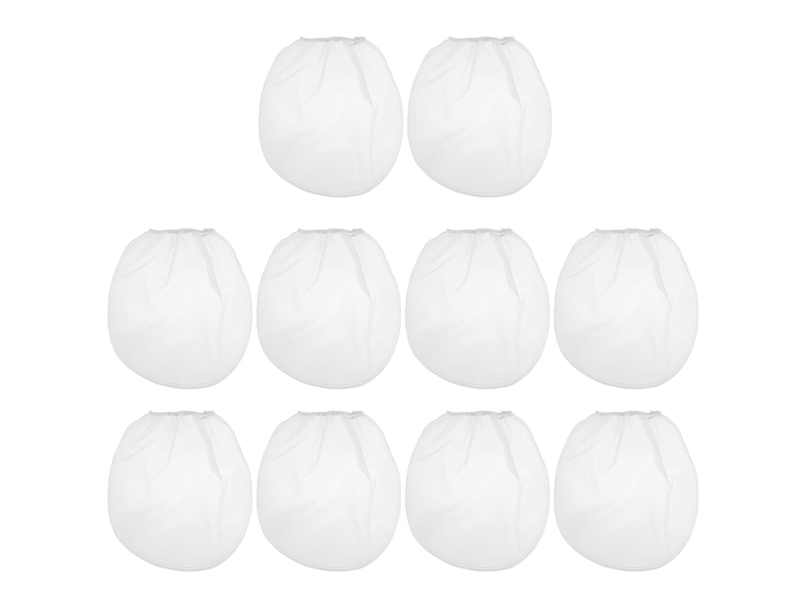 Blanca Poliéster 10 Bolsas De Filtro Malla