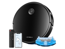 Aspiradora robot Liectroux C7 (mapeo inteligente, aplicación wifi y control remoto, succión de 6 kPa, motor sin escobillas)