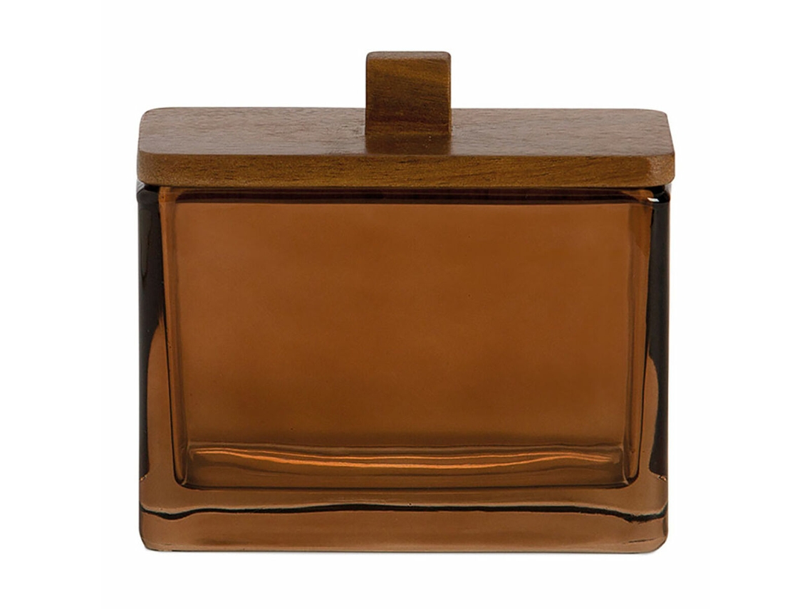 Caja Decorativa ANDREA HOUSE ba73066 Marrón Cristal