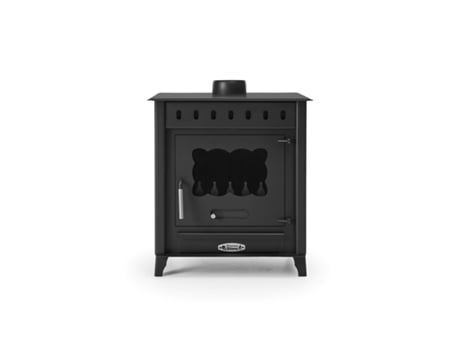 Estufa de Leña Mediana PRENSA STOVE 12,6Kw con Salida Superior