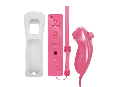 Joystick Wii Ay-ay-wii-2024-4 (Inalámbrico - Rosa)