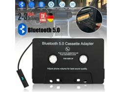 Adaptador de casete Bluetooth 5.0 para coche, adaptador de casete inalámbrico, reproductor MP3 para radio casete